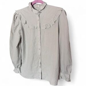 Vintage Antique Ruffled Blouse